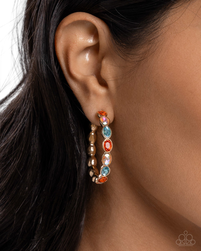 Pressing Princess Earrings - Gold