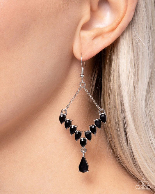 Dripping Drama - Black | Paparazzi Accessories