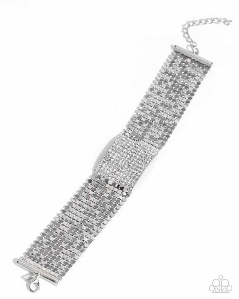 Disco Dame - White | Paparazzi Accessories