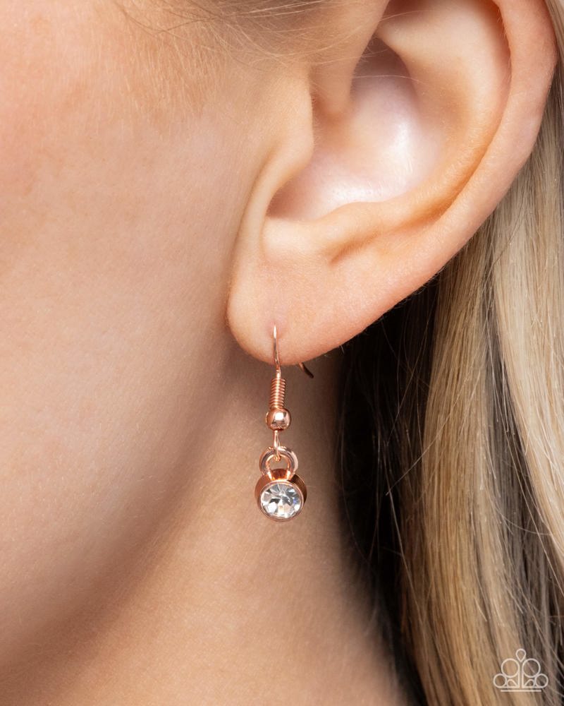 Locked Lady - Copper | Paparazzi Accessories
