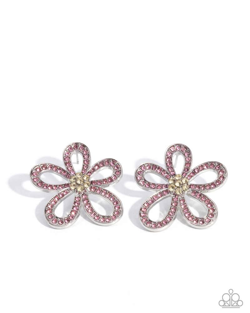 Blooming Belle Earrings - Pink image 2