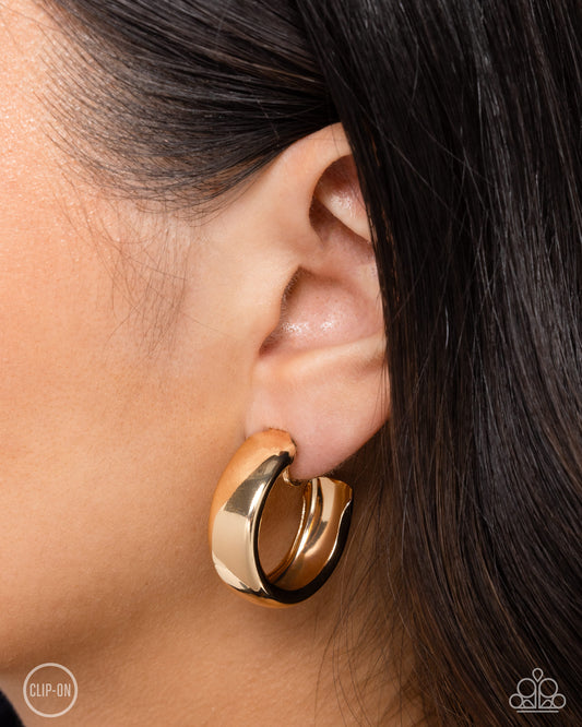 Round Reputation - Gold | Paparazzi Accessories