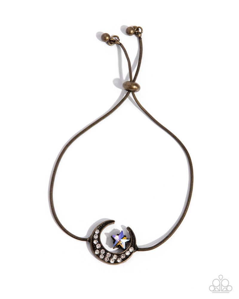 Abstract Atmosphere Bracelet - Brass | Paparazzi Accessories image 2