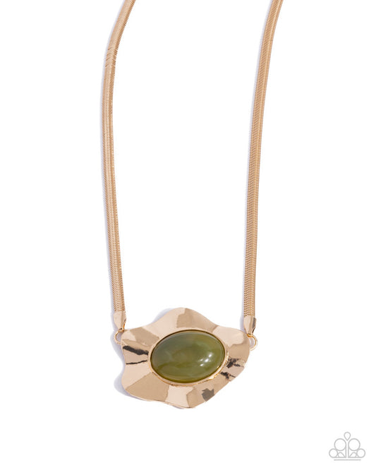 Sideways Shimmer - Green | Paparazzi Accessories