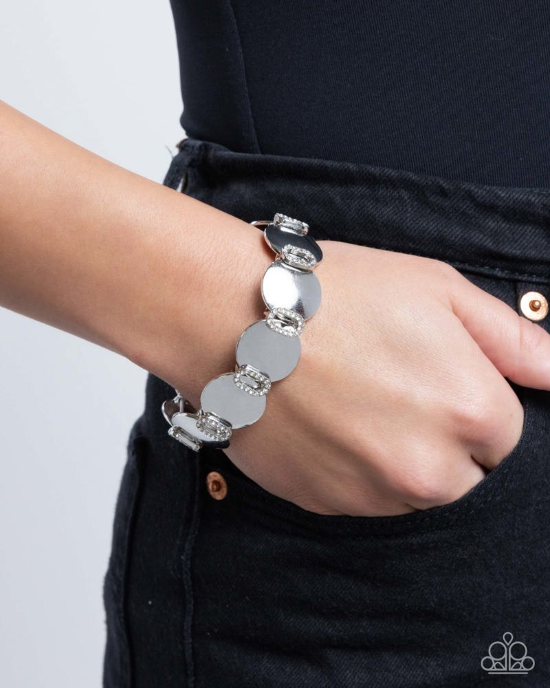 Shimmery Sneak Peek - White | Paparazzi Accessories