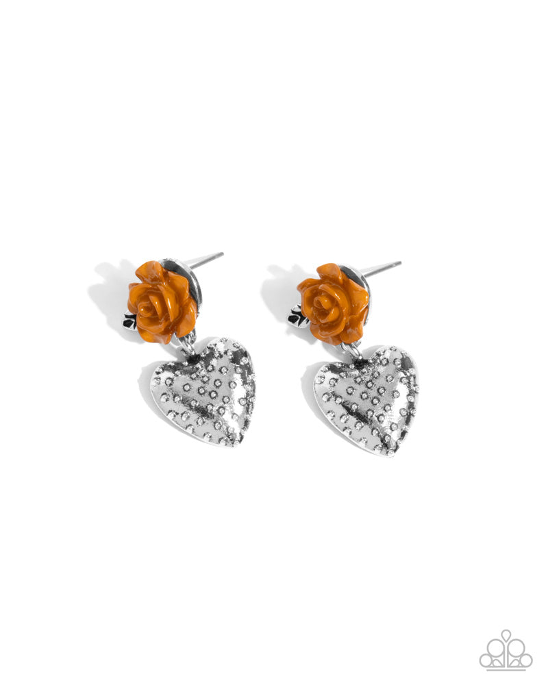 Girly Grade Earrings - Brown image 2