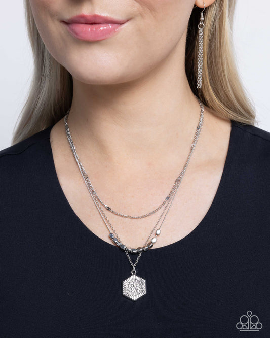 Clandestine Chains - Silver | Paparazzi Accessories