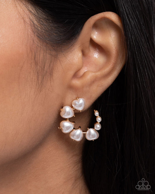 Castle Courting - Gold | Paparazzi Accessories
