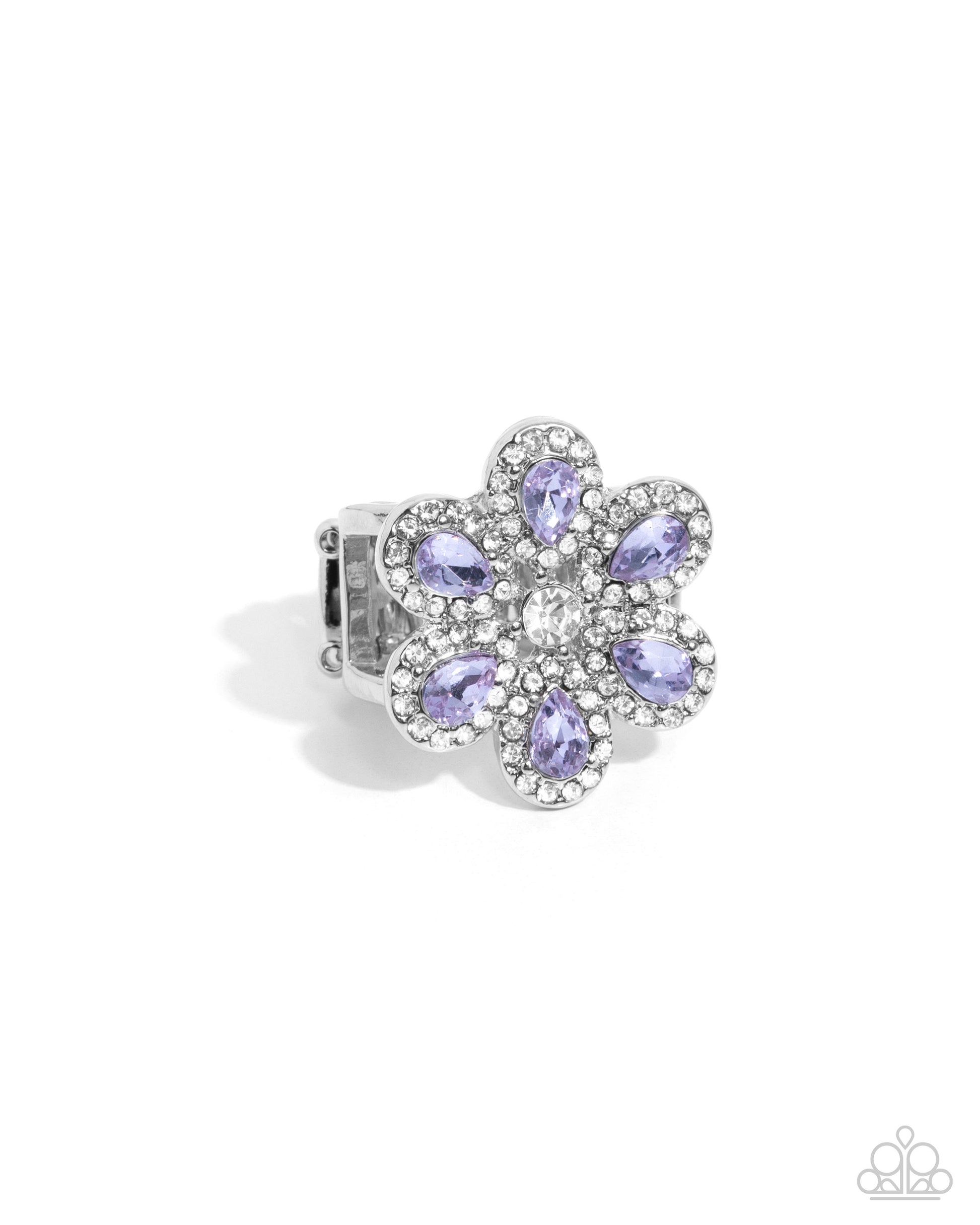Petaled Promenade Ring - Purple image 2