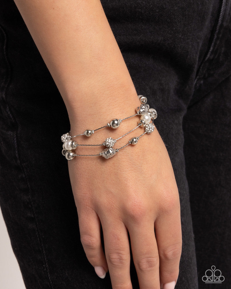 Classy Cruise Bracelet - White