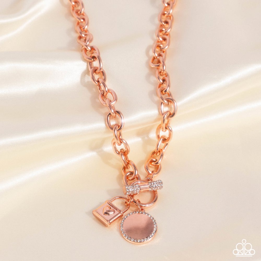 Locked Lady - Copper | Paparazzi Accessories