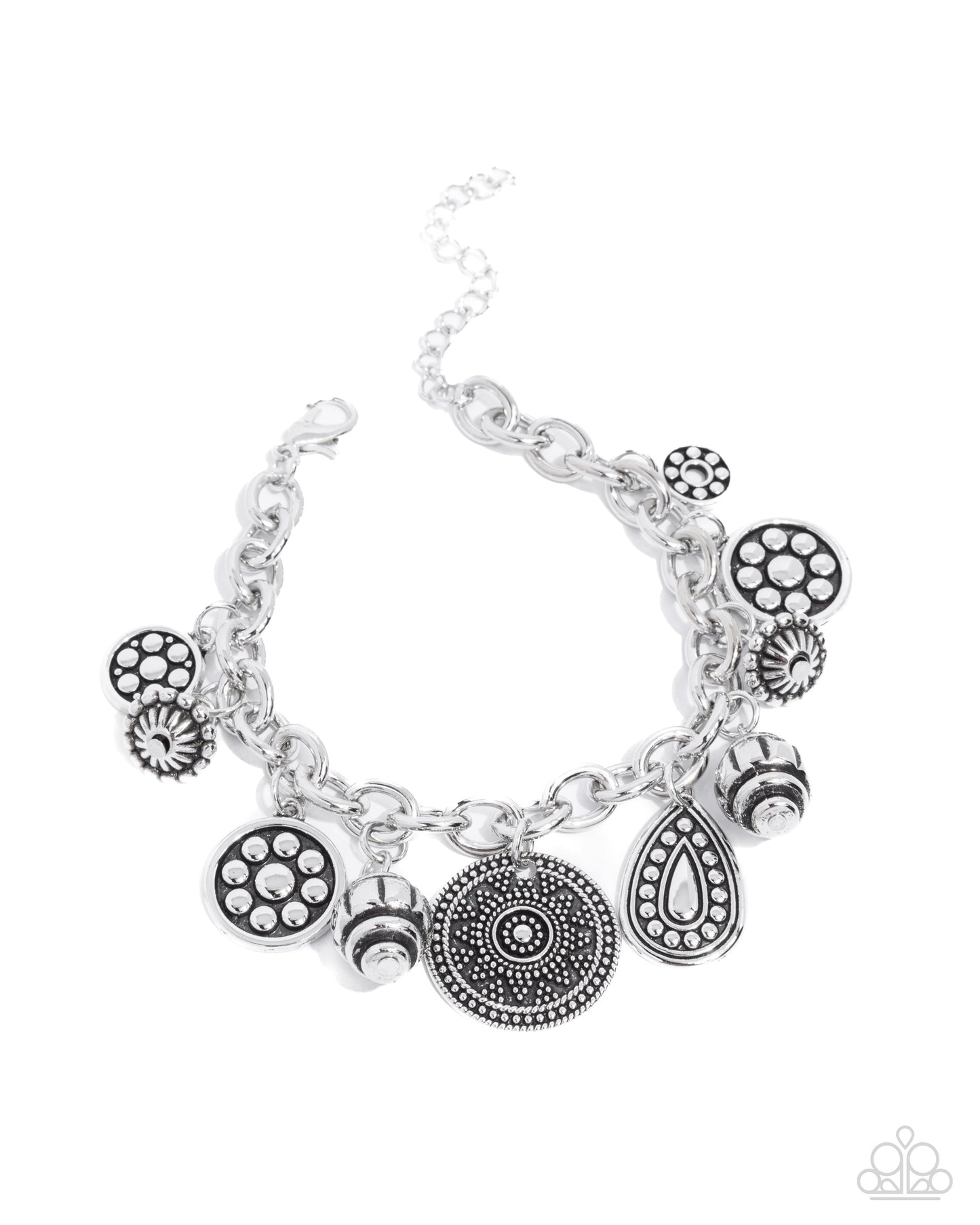Embellished Estate Bracelet - Silver image 2