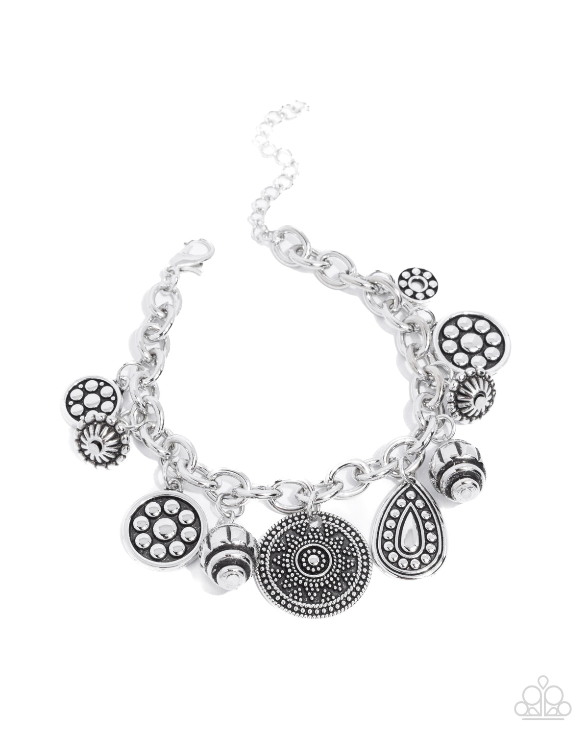 Embellished Estate Bracelet - Silver image 2