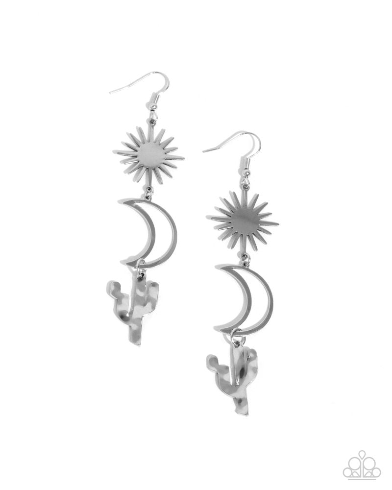Wishfully Western Earrings - Silver image 2