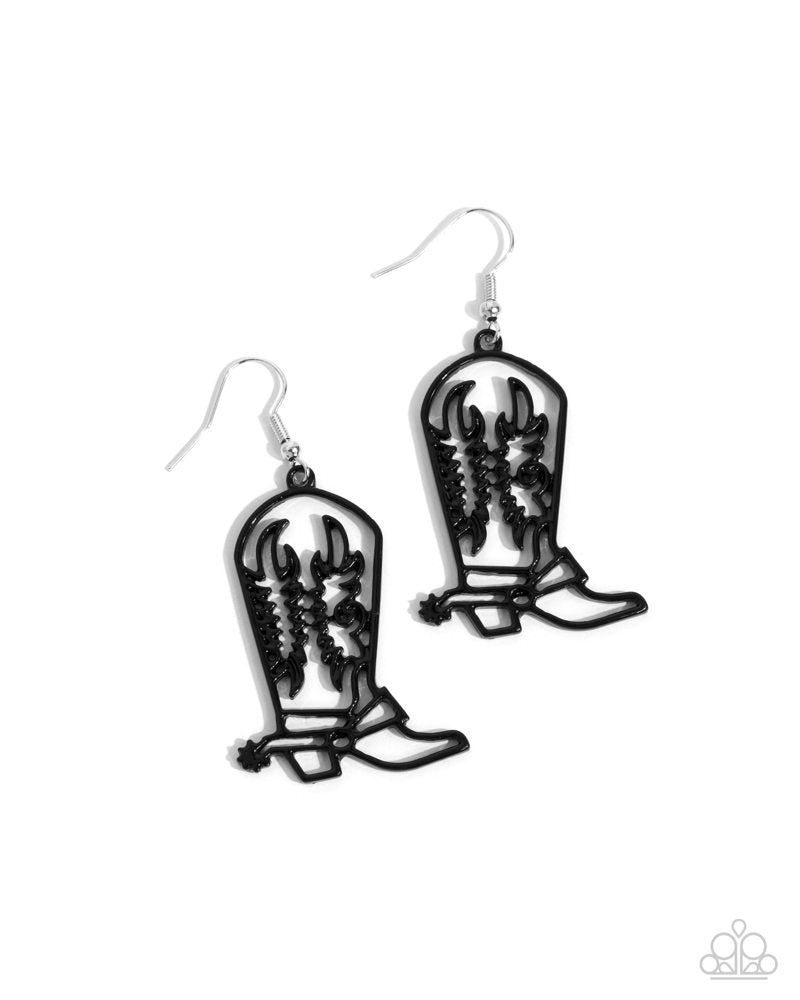 Given the Boot - Black | Paparazzi Accessories