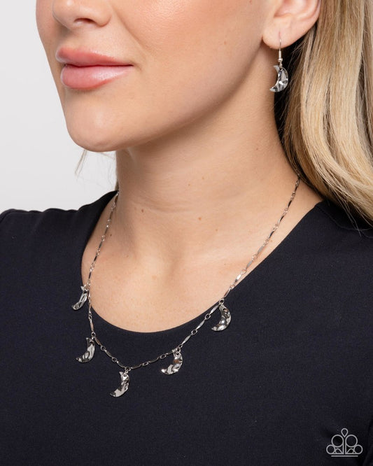 Moon Movement - Silver | Paparazzi Accessories