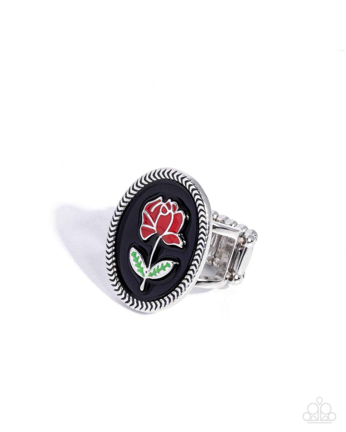 Delicate Dowry Ring - Black image 2