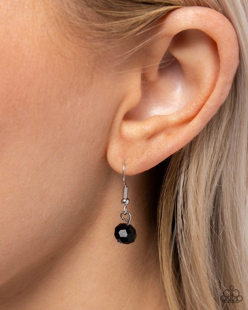 Falling Slowly Necklace - Black | Paparazzi Accessories