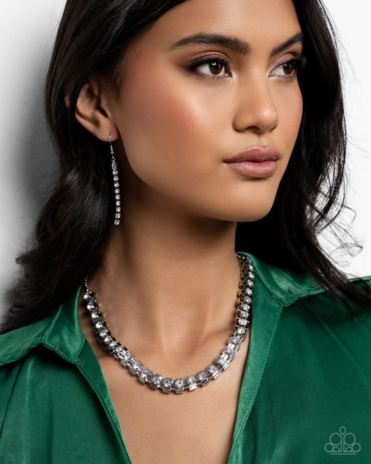 Linked Lady - White | Paparazzi Accessories