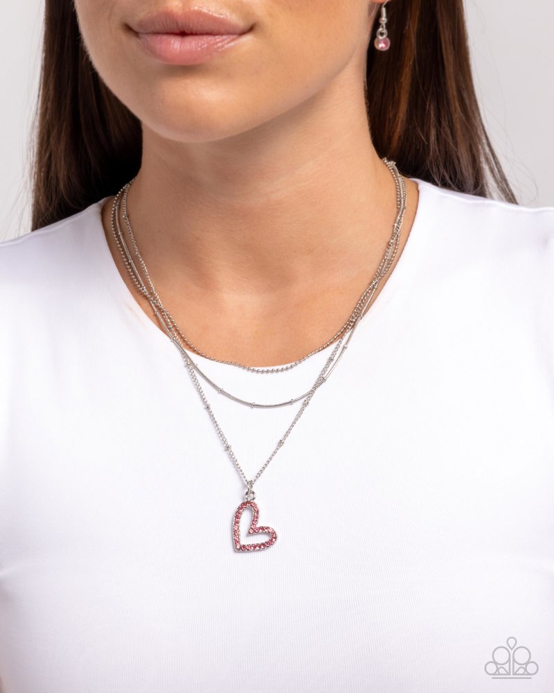 Valentines Day Decadence Necklace | Paparazzi Accessories image 3