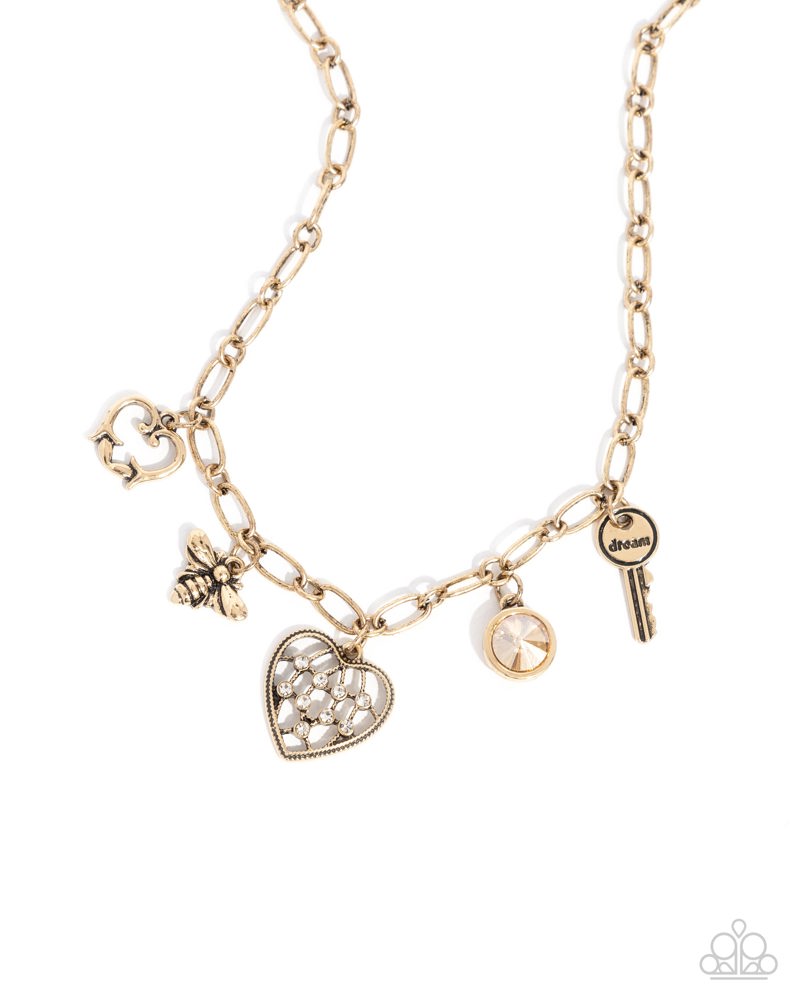 Reminiscent Reveal Necklace - Gold image 2