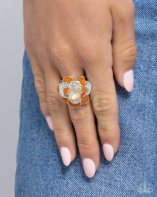 Bridging Bling - Orange | Paparazzi Accessories
