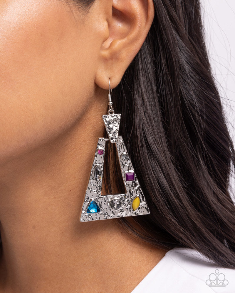 Warped Wanderer Earrings - Multi