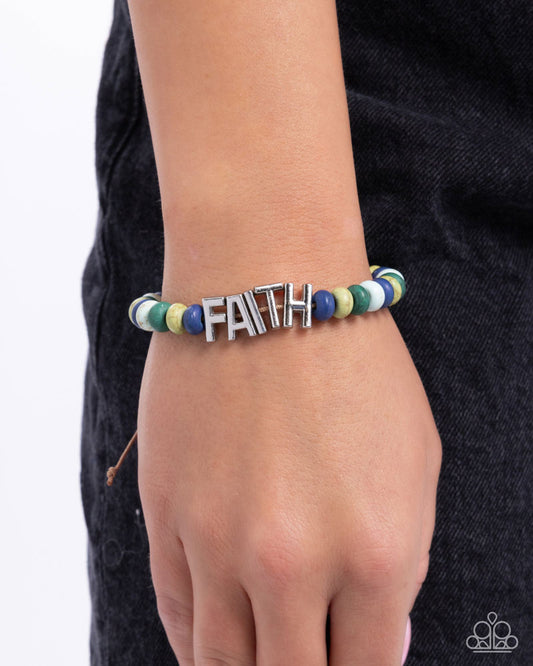 Word of Faith - Green | Paparazzi Accessories