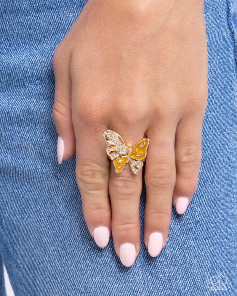 Aerial Auction Ring - Yellow