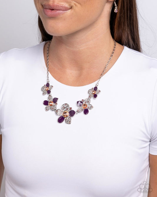 April Showers Bring Flowers - Purple | Paparazzi Accessories