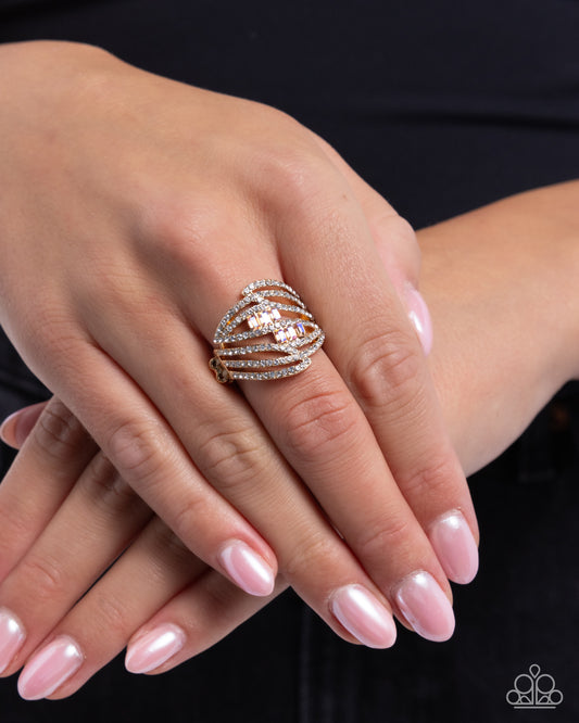 Smooth Structure Ring - Orange | Paparazzi Accessories