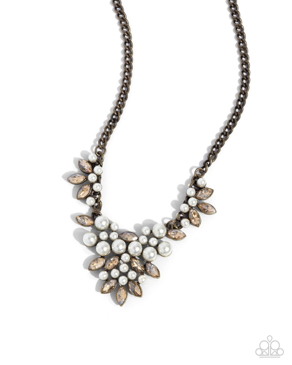 Fresh Facets Necklace - Brass | Paparazzi Accessories image 2