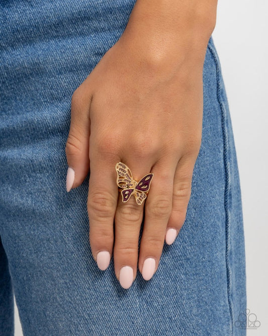 Aerial Auction Ring - Purple