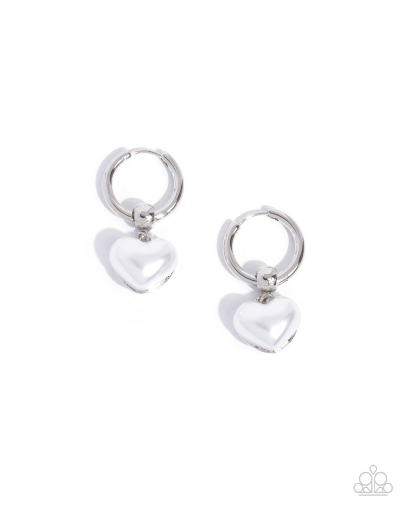 Carriage Chic Earrings - White image 2