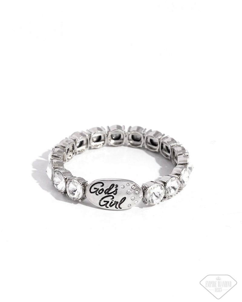 Gods Grace Bracelet - White image 2