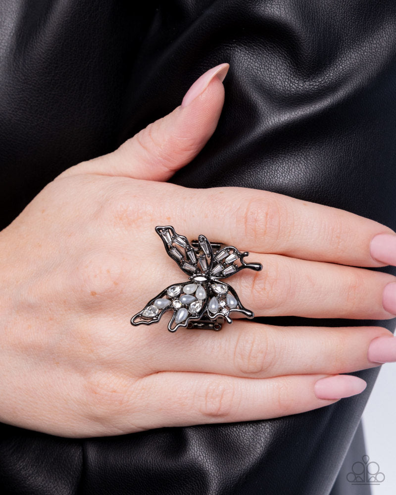 Aerial Allure - Black | Paparazzi Accessories