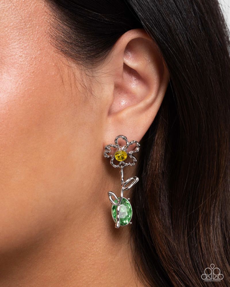 Whimsical Welcome Earrings - Yellow image 3