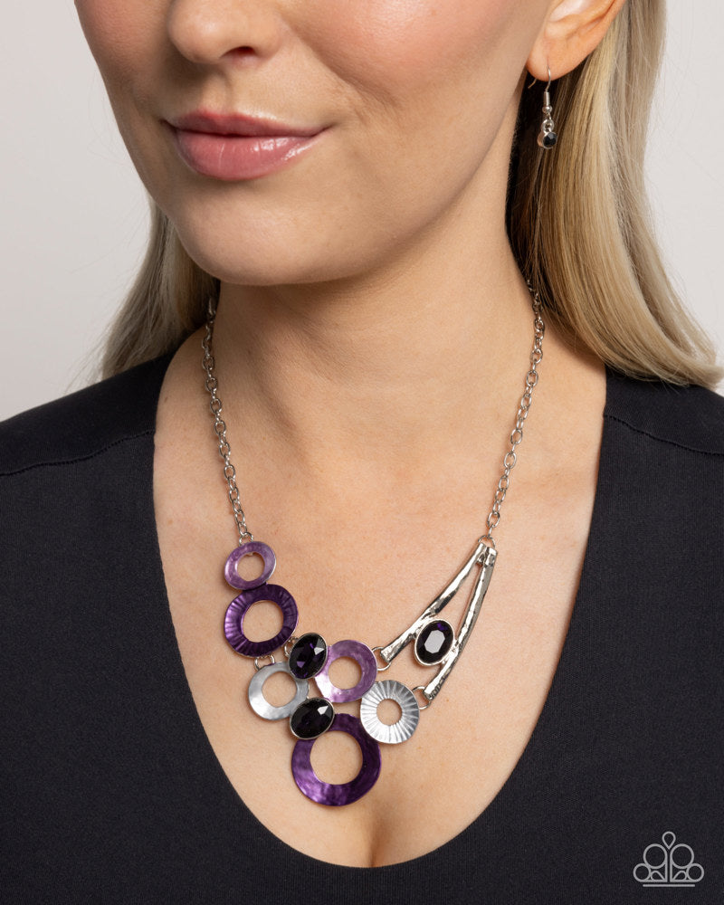 Compelling Circles - Purple | Paparazzi Accessories