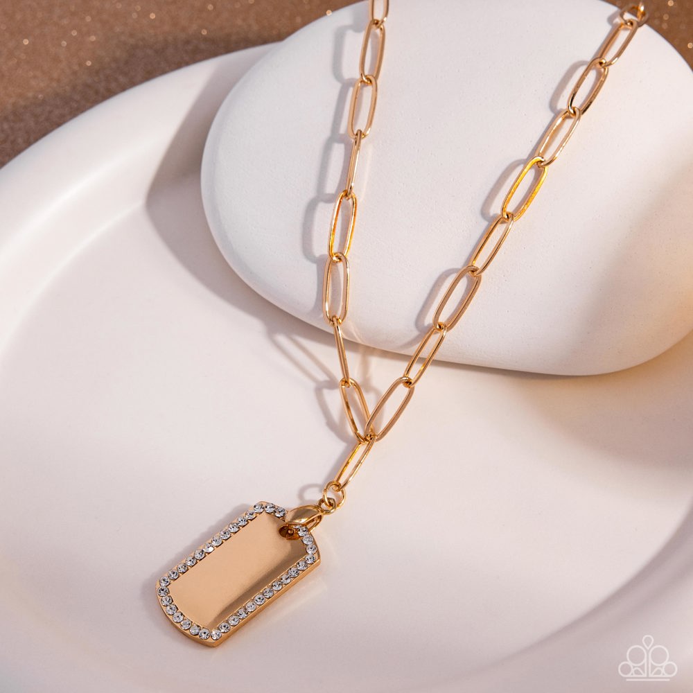 Simple Street Necklace - Gold