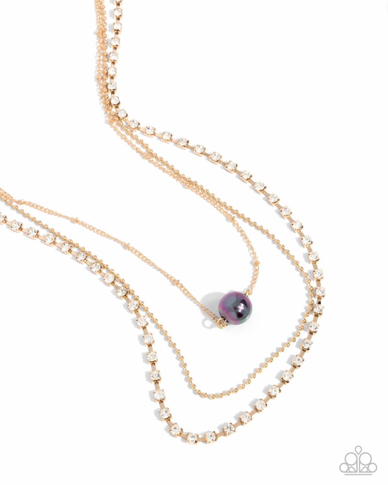 Symmetrical Shimmer - Purple | Paparazzi Accessories