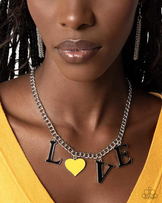 Lovely Lineup - Yellow | Paparazzi Accessories