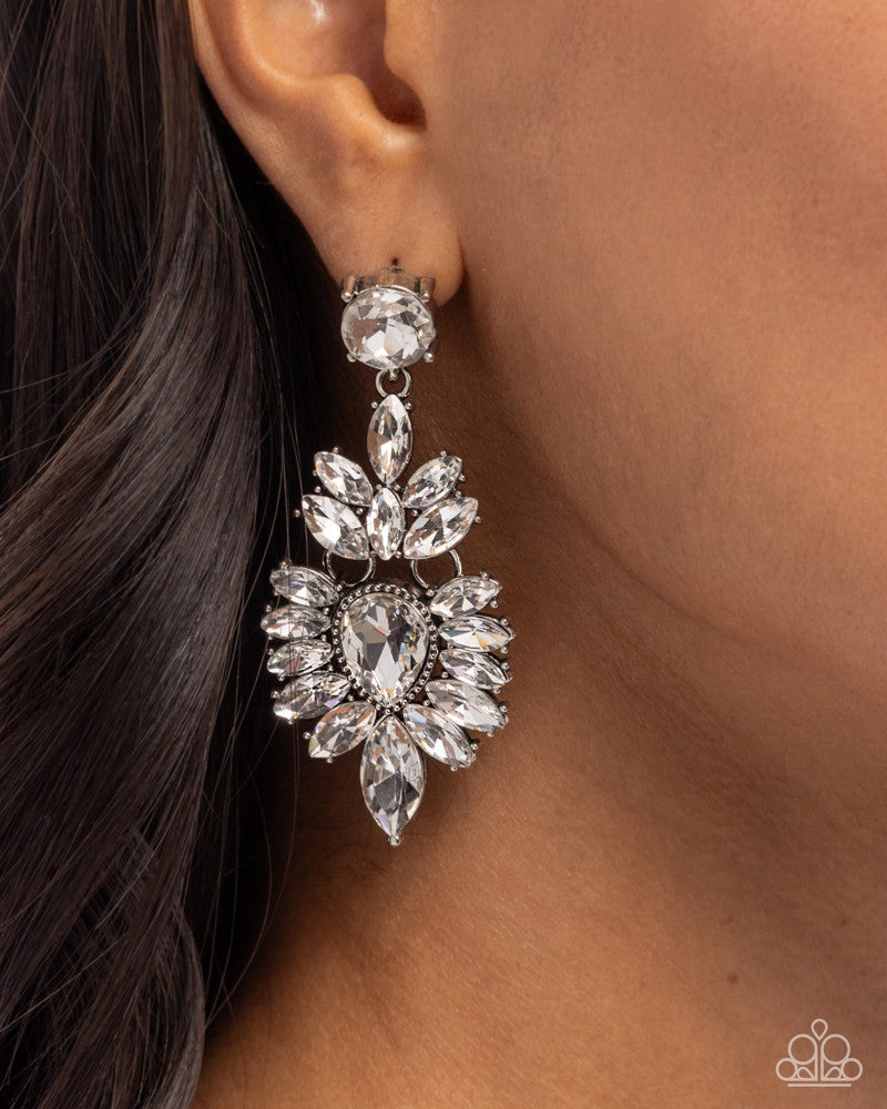 Darling Direction Earrings - White
