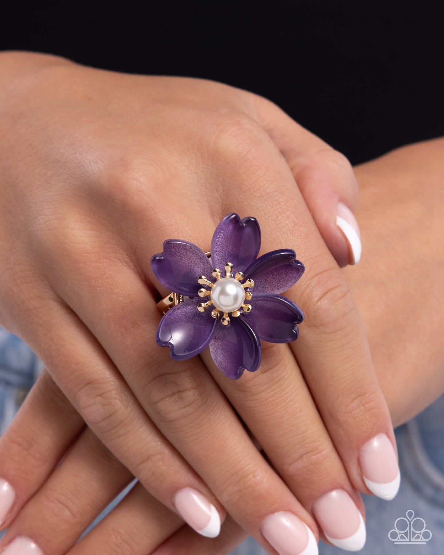 Floral Force Ring - Purple
