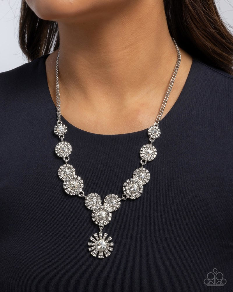 Sunburst Selfie - White | Paparazzi Accessories
