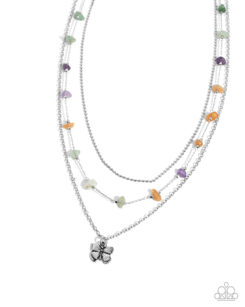 Complete Look - Free-Spirited Favorite Necklace and Free-Spirited Fondness Bracelet Purple Silver 2-Piece Set - Paparazzi