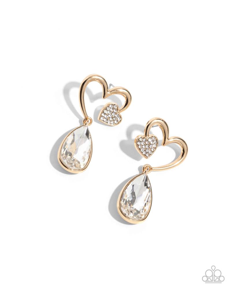 Coupling Up Earrings - Gold image 2
