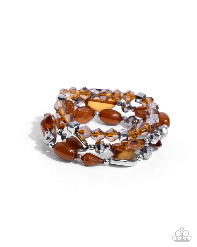 Lets Groove Tonight Bracelet - Brown image 2