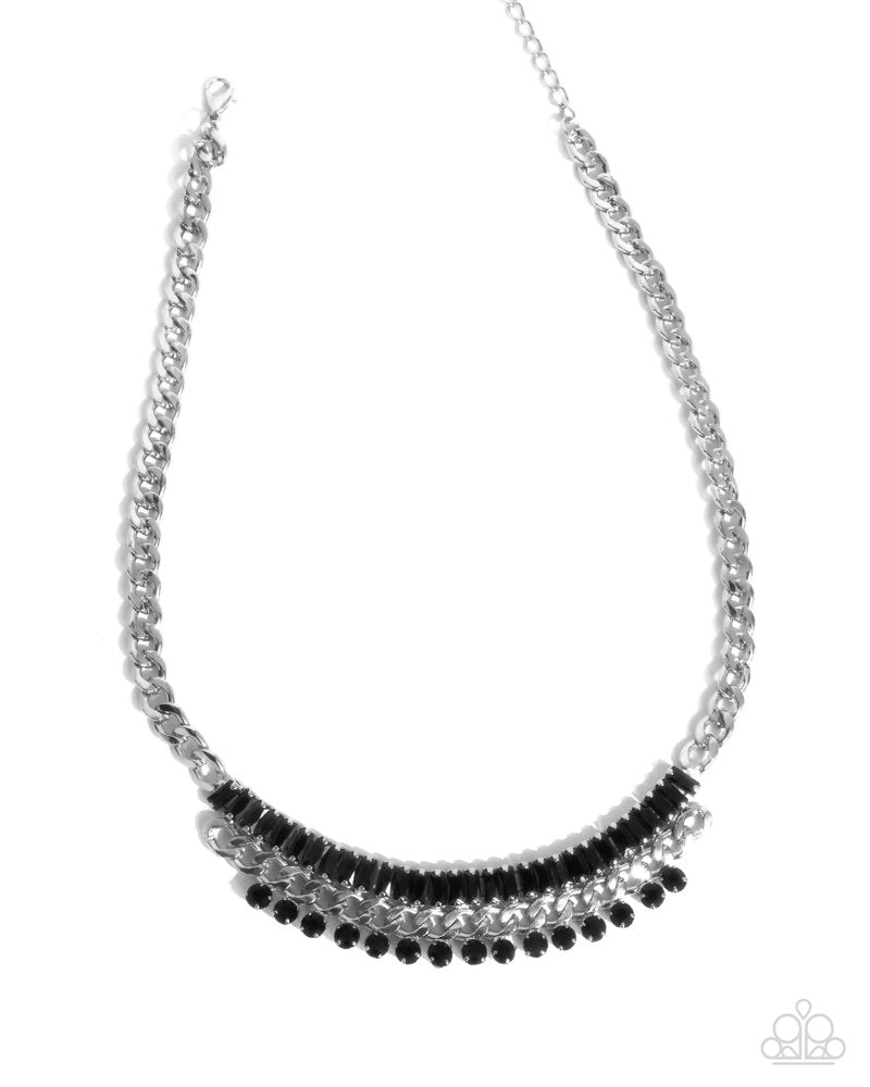Badda Boom Badda BLING Necklace - Black | Paparazzi Accessories image 2