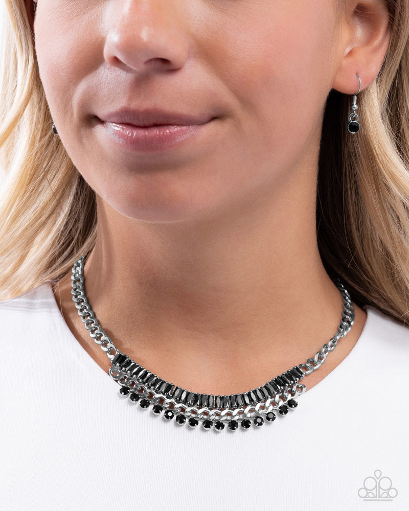 Badda Boom Badda BLING Necklace - Black | Paparazzi Accessories image 3