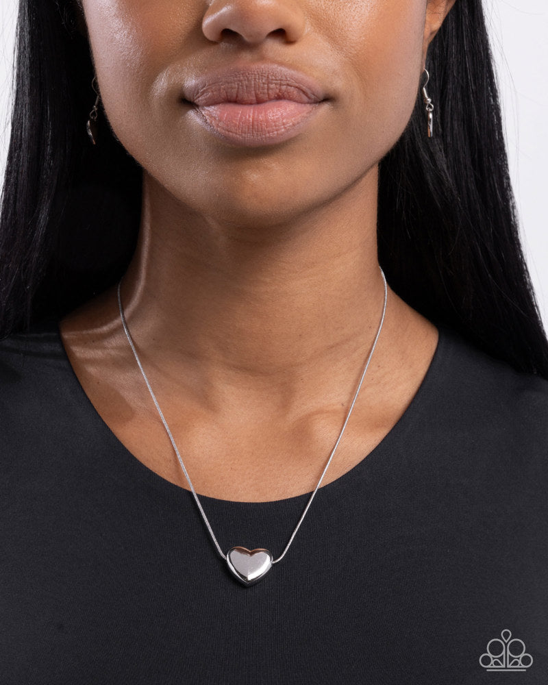 Loveable Look - Silver | Paparazzi Accessories